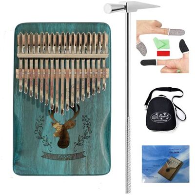 Générique Kalimba piano à pouce 17 touches en bois acajou parfait pour debutants enfants - Publicité Générique Kalimba piano à pouce 17 touches en bois acajou parfait pour debutants enfants - Publicité