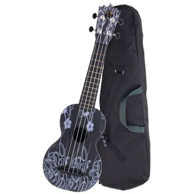 Classic Cantabile BeachBuddy Black Beauty, Ukulélé Soprane ABS - Publicité Classic Cantabile BeachBuddy Black Beauty, Ukulélé Soprane ABS - Publicité