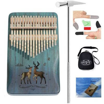 Générique Kalimba piano à pouce 17 touches en bois acajou parfait pour debutants enfants - Publicité Générique Kalimba piano à pouce 17 touches en bois acajou parfait pour debutants enfants - Publicité