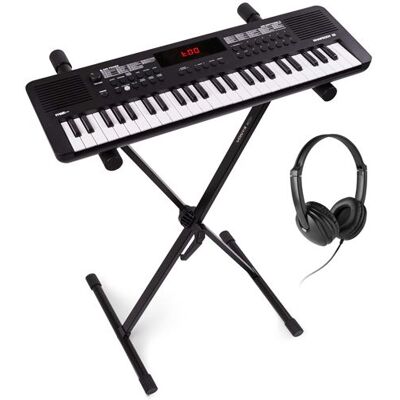 Non communiqué Max Rhapsody49 - Clavier Électronique 49 Touches avec Casque Audio et Stand, Idéal Débutant – Clavier MIDI Noir - Publicité Non communiqué Max Rhapsody49 - Clavier Électronique 49 Touches avec Casque Audio et Stand, Idéal Débutant – Clavier MIDI Noir - Publicité