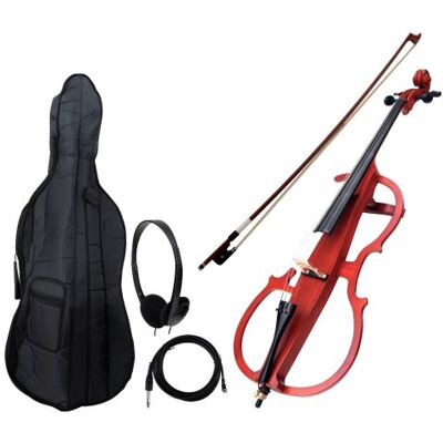 Classic Cantabile CE-200 Violoncelle Electrique Nature Dépolie - Publicité Classic Cantabile CE-200 Violoncelle Electrique Nature Dépolie - Publicité