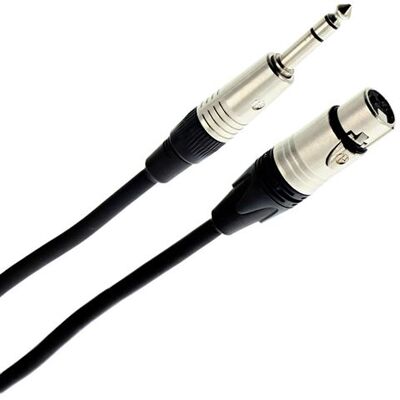 Non communiqué Plugger Câble XLR Femelle 3b - Jack Mâle Stéréo 10m Elite Câble Micro - Publicité Non communiqué Plugger Câble XLR Femelle 3b - Jack Mâle Stéréo 10m Elite Câble Micro - Publicité