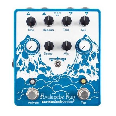 EarthQuaker Devices Avalanche Run V2 - Delay guitare - Publicité EarthQuaker Devices Avalanche Run V2 - Delay guitare - Publicité