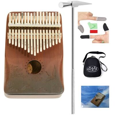 Générique Kalimba piano à pouce 17 touches en bois acajou parfait pour debutants enfants - Publicité Générique Kalimba piano à pouce 17 touches en bois acajou parfait pour debutants enfants - Publicité