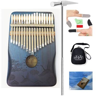 Générique Kalimba piano à pouce 17 touches en bois acajou parfait pour debutants enfants - Publicité Générique Kalimba piano à pouce 17 touches en bois acajou parfait pour debutants enfants - Publicité