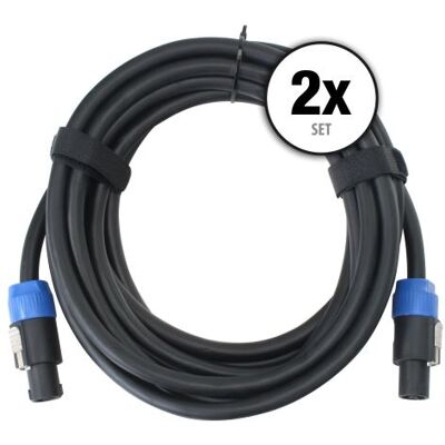 Pronomic pro-line BOXSP4-15 câble de haut-parleur Speakon compatinble 15 m SET de 2 - Publicité Pronomic pro-line BOXSP4-15 câble de haut-parleur Speakon compatinble 15 m SET de 2 - Publicité
