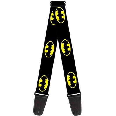 Buckle Down Buckle-down Sangle de guitare 34-60" Batman Shield Black/Yellow - Publicité Buckle Down Buckle-down Sangle de guitare 34-60" Batman Shield Black/Yellow - Publicité