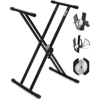 Classic Cantabile support pour synthétiseur en double X - Publicité Classic Cantabile support pour synthétiseur en double X - Publicité