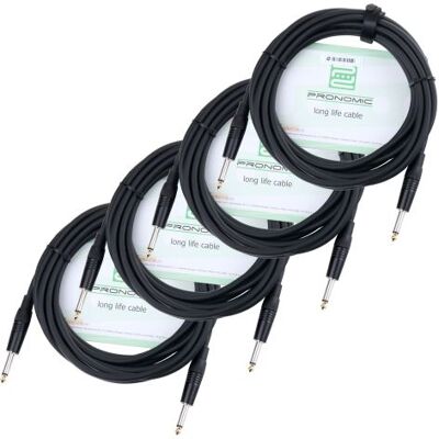 Pronomic - Stage Boxj1 - 6.3mm - 5m - Câble - Publicité Pronomic - Stage Boxj1 - 6.3mm - 5m - Câble - Publicité