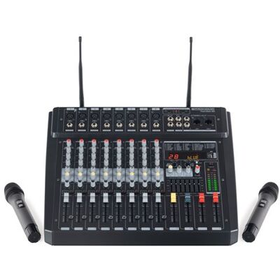 Non communiqué Pronomic Powermake 800 Table de mixage avec microphones sans fil - Publicité Non communiqué Pronomic Powermake 800 Table de mixage avec microphones sans fil - Publicité