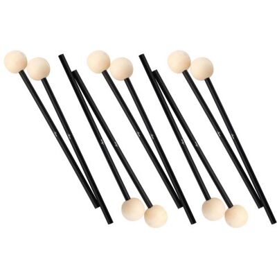 XDrum MM3 Xylophone Bois / Vibraphone, 5 Paires de Boule en Bois, Manche en Bois, Même pour Carillon - Publicité XDrum MM3 Xylophone Bois / Vibraphone, 5 Paires de Boule en Bois, Manche en Bois, Même pour Carillon - Publicité