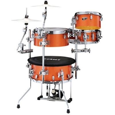 Tama Cocktail Jam CJB46C-BOS Bright Orange Sparkle - Batterie acoustique 4 fûts ( sans cymbales ) - Publicité Tama Cocktail Jam CJB46C-BOS Bright Orange Sparkle - Batterie acoustique 4 fûts ( sans cymbales ) - Publicité