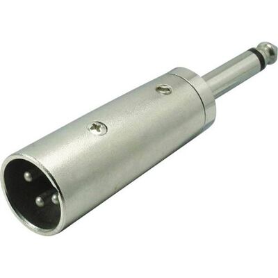 Générique KOMELEC Adaptateur xlr mâle jack 6.35 mâle mono - Publicité Générique KOMELEC Adaptateur xlr mâle jack 6.35 mâle mono - Publicité