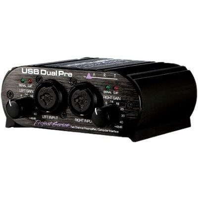 ART USB DualPre - Interface audio portable à 2 canaux - Préamplificateur microphone - Publicité ART USB DualPre - Interface audio portable à 2 canaux - Préamplificateur microphone - Publicité