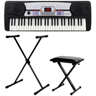McGrey BK-5410 clavier débutant pack incl. stand et banc - Publicité McGrey BK-5410 clavier débutant pack incl. stand et banc - Publicité