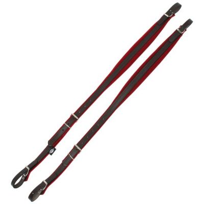 Alpenklang sangles accordéon taille standard pour accordéon basses 48 - rouge/brun - Publicité Alpenklang sangles accordéon taille standard pour accordéon basses 48 - rouge/brun - Publicité