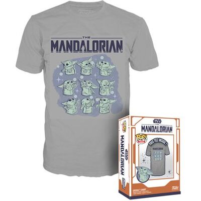 Funko Star Wars Mandalorian Grogu T-Shirt - Tees - Publicité Funko Star Wars Mandalorian Grogu T-Shirt - Tees - Publicité