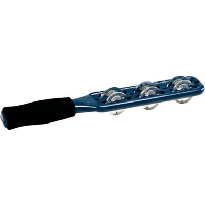Meinl Jingle Guiro Cymbalettes Alu Bleu Tambourin - tamborim - Publicité Meinl Jingle Guiro Cymbalettes Alu Bleu Tambourin - tamborim - Publicité