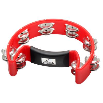 XDrum TM-1 RD Tambourin à Main Rouge - Publicité XDrum TM-1 RD Tambourin à Main Rouge - Publicité