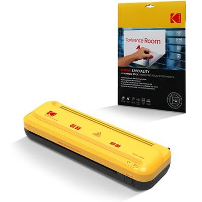 Non communiqué KODAK Plastifieuse A4 KD-LMVC + 10 Pochettes A4 150 Microns – 2 Rouleaux, 25cm/min, Chauffe 4-5 min – Pour documents, ecole, bureau, maison Amarillo - Publicité Non communiqué KODAK Plastifieuse A4 KD-LMVC + 10 Pochettes A4 150 Microns – 2 Rouleaux, 25cm/min, Chauffe 4-5 min – Pour documents, ecole, bureau, maison Amarillo - Publicité