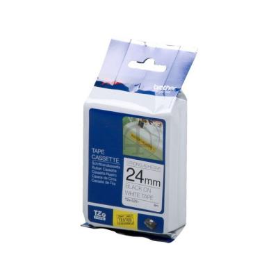 Brother - Auto-adhésif - noir sur blanc - Rouleau (2,4 cm x 8 m) 1 rouleau(x) étiquettes - pour P-Touch PT-1400, 1600, 1650, 2430, 2450, 2600, 2700, 2710, 2730, 3600, 9600, 9700, 9800 - Publicité Brother - Auto-adhésif - noir sur blanc - Rouleau (2,4 cm x 8 m) 1 rouleau(x) étiquettes - pour P-Touch PT-1400, 1600, 1650, 2430, 2450, 2600, 2700, 2710, 2730, 3600, 9600, 9700, 9800 - Publicité