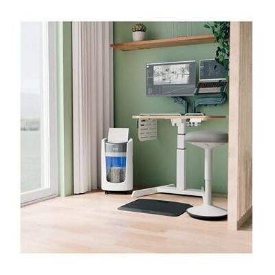 Leitz IQ OptiMax Home Office 225 - Destructeur de documents - Micro-coupe - 2 x 15 mm - P-5 Blanc - Publicité Leitz IQ OptiMax Home Office 225 - Destructeur de documents - Micro-coupe - 2 x 15 mm - P-5 Blanc - Publicité