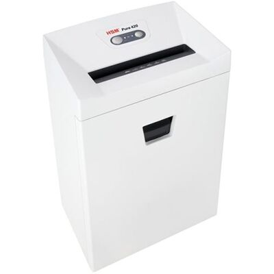 Destructeur de documents 14 - 16 feuilles coupe particules 4.5x30mm Hsm 2343111 Blanc - Publicité Destructeur de documents 14 - 16 feuilles coupe particules 4.5x30mm Hsm 2343111 Blanc - Publicité