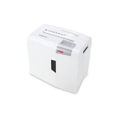 HSM shredstar X5 - Destructeur de documents - coupe particules - 4.5 x 30 mm - E-2, F-1, O-1, P-4, T-2 Blanc, Argent - Publicité HSM shredstar X5 - Destructeur de documents - coupe particules - 4.5 x 30 mm - E-2, F-1, O-1, P-4, T-2 Blanc, Argent - Publicité