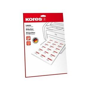 Kores Etiquette de dos de classeurs, 192 x 38 mm, blanc Blanc - Publicité Kores Etiquette de dos de classeurs, 192 x 38 mm, blanc Blanc - Publicité