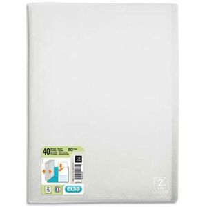 VISIODIRECT Lot de 10 Protège-documents 2nd LIFE en polypropylène translucide. 40 pochettes, 80 vues. Incolore - Publicité VISIODIRECT Lot de 10 Protège-documents 2nd LIFE en polypropylène translucide. 40 pochettes, 80 vues. Incolore - Publicité