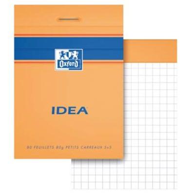 Oxford Bloc Bureau 7.4 x 10.5 quadrillé 5 x 5 80 pages - Bloc notes 80 pages quadrillées - Publicité Oxford Bloc Bureau 7.4 x 10.5 quadrillé 5 x 5 80 pages - Bloc notes 80 pages quadrillées - Publicité
