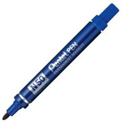 Non communiqué Pentel N 50 marqueur indélébile Pointe ogive Bleu 12 pièce(s) Bleu - Publicité Non communiqué Pentel N 50 marqueur indélébile Pointe ogive Bleu 12 pièce(s) Bleu - Publicité