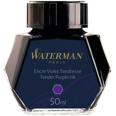 WATERMAN encre pour Stylo plume, couleur Violet Délicat, flacon 50 ml Violet délicat - Publicité WATERMAN encre pour Stylo plume, couleur Violet Délicat, flacon 50 ml Violet délicat - Publicité