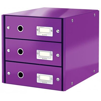 Non communiqué leitz leitz bloc de classement click & store wow, violet noir Noir - Publicité Non communiqué leitz leitz bloc de classement click & store wow, violet noir Noir - Publicité