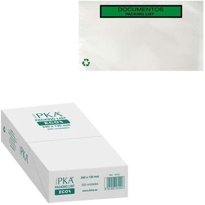 DOHE Enveloppes Auto-adhésives Écologiques - 250 pièces - Liste d'Expédition - Envoi de Documents - Usage Spécial - Publicité DOHE Enveloppes Auto-adhésives Écologiques - 250 pièces - Liste d'Expédition - Envoi de Documents - Usage Spécial - Publicité