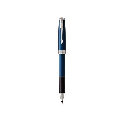 Non communiqué PARKER Sonnet Stylo roller, Bleu satiné, Recharge noire pointe fine, Coffret cadeau Bleu - Publicité Non communiqué PARKER Sonnet Stylo roller, Bleu satiné, Recharge noire pointe fine, Coffret cadeau Bleu - Publicité