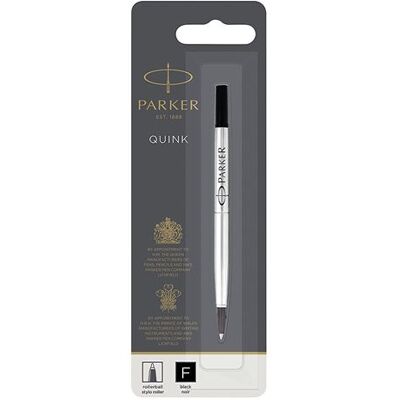 Non communiqué PARKER recharge Roller Ball, pointe fine, noire, blister X 1 Noir - Publicité Non communiqué PARKER recharge Roller Ball, pointe fine, noire, blister X 1 Noir - Publicité