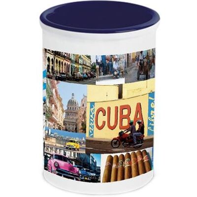 Cbkreation Pot à stylos en céramique Cuba - Publicité Cbkreation Pot à stylos en céramique Cuba - Publicité
