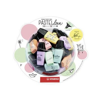 STABILO Surligneur BOSS MINI Pastellove, présentoir de 50 - Publicité STABILO Surligneur BOSS MINI Pastellove, présentoir de 50 - Publicité