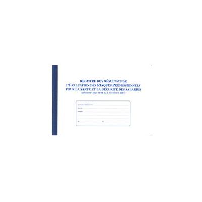 ELVE Registre 'Evaluation des risques professionnels' - Publicité ELVE Registre 'Evaluation des risques professionnels' - Publicité