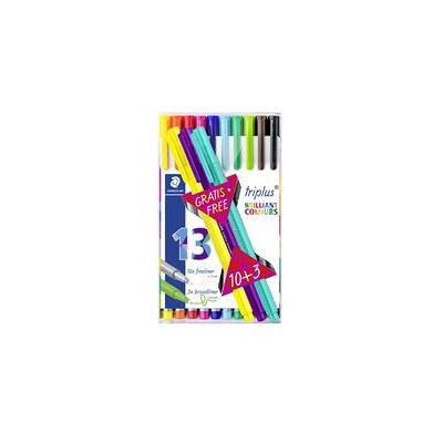 STAEDTLER Fineliner triplus, 10 + 3 GRATUIT dans l'étui - Publicité STAEDTLER Fineliner triplus, 10 + 3 GRATUIT dans l'étui - Publicité