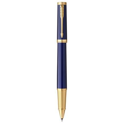 Non communiqué Stylo roller PARKER INGENUITY, Bleu, Finition dorée, recharge encre noire pointe fine, coffret cadeau Bleu - Publicité Non communiqué Stylo roller PARKER INGENUITY, Bleu, Finition dorée, recharge encre noire pointe fine, coffret cadeau Bleu - Publicité