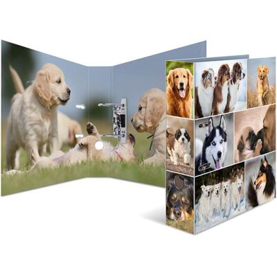 Non communiqué HERMA Classeur à levier à motifs 'Animals', A4, chiens - Publicité Non communiqué HERMA Classeur à levier à motifs 'Animals', A4, chiens - Publicité