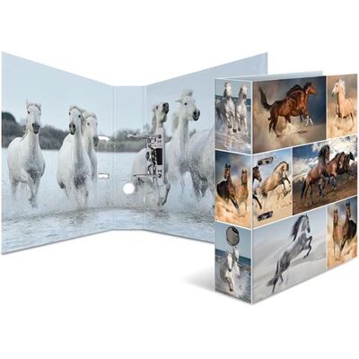 Non communiqué HERMA Classeur à levier à motifs 'Animals', A4, chevaux - Publicité Non communiqué HERMA Classeur à levier à motifs 'Animals', A4, chevaux - Publicité