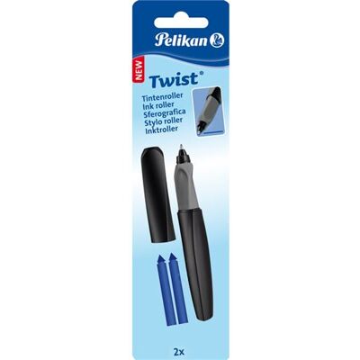 Non communiqué Pelikan Twist Stylo roller Black, noir/gris - Publicité Non communiqué Pelikan Twist Stylo roller Black, noir/gris - Publicité