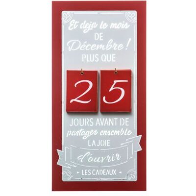 Non communiqué Féérie Lights & Christmas - Calendrier de l'Avent en bois à suspendre Jeanne - Rouge - Jeanne La nostalgie revisitée Rouge - Publicité Non communiqué Féérie Lights & Christmas - Calendrier de l'Avent en bois à suspendre Jeanne - Rouge - Jeanne La nostalgie revisitée Rouge - Publicité