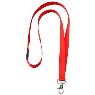 Non communiqué Tour de cou polyester rouge recyclé pour badge avec mousqueton - pochette de 10 - Avery Rouge - Publicité Non communiqué Tour de cou polyester rouge recyclé pour badge avec mousqueton - pochette de 10 - Avery Rouge - Publicité
