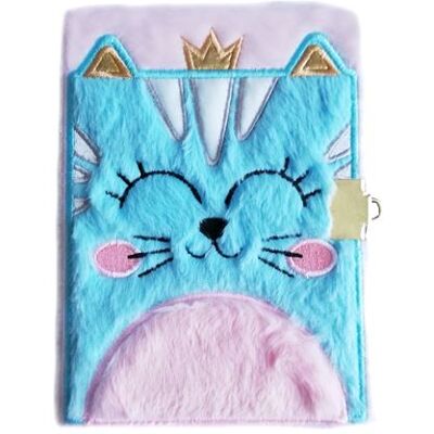 Non communiqué Journal Intime Couverture Peluche - 12 x 17 cm - Chat - Publicité Non communiqué Journal Intime Couverture Peluche - 12 x 17 cm - Chat - Publicité
