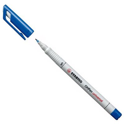 Stabilo OHPen Super fine Non-permanent-Blue Bleu - Publicité Stabilo OHPen Super fine Non-permanent-Blue Bleu - Publicité