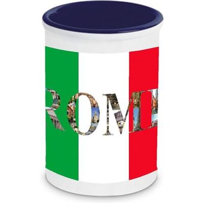 Cbkreation Pot à stylos en céramique Rome - Publicité Cbkreation Pot à stylos en céramique Rome - Publicité